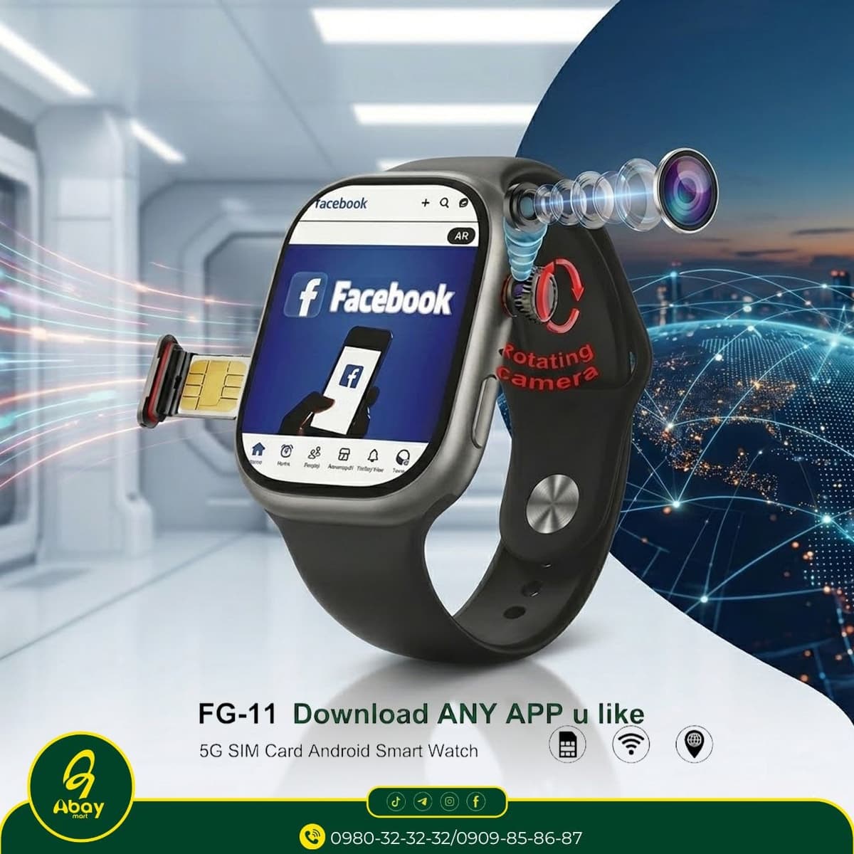 HAINOTEKO FG 11 SMART WATCH
